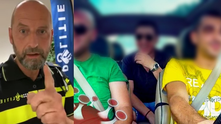 شرطي من تيلبورخ ينشر فيديو مليء بالمعلومات الخاطئة حول تدابير مكافحة فيروس كورونا