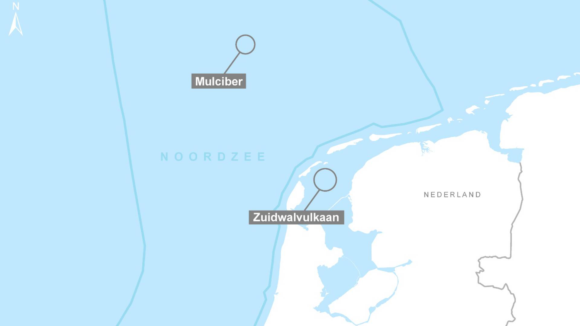 اكتشاف بركان عمره مليون عام في الجزء الهولندي من بحر الشمال