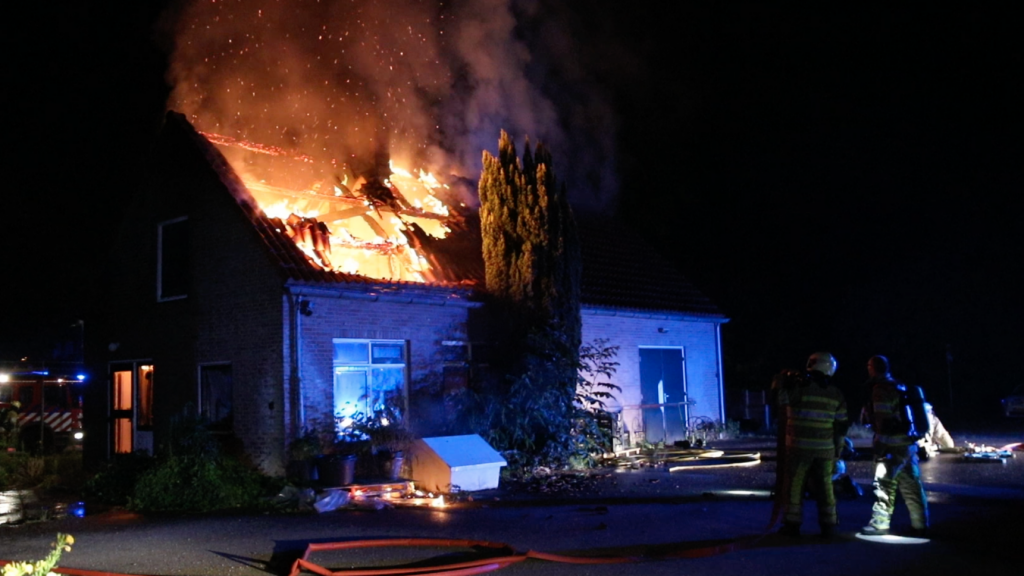حريق في مبنى بلدية De Bilt في Bilthoven