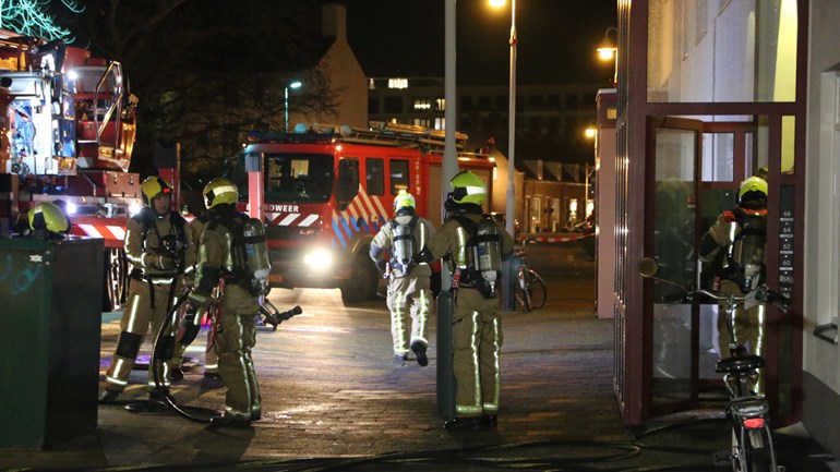 إخلاء سبعة منازل بسبب حريق في  Wieringsestraat