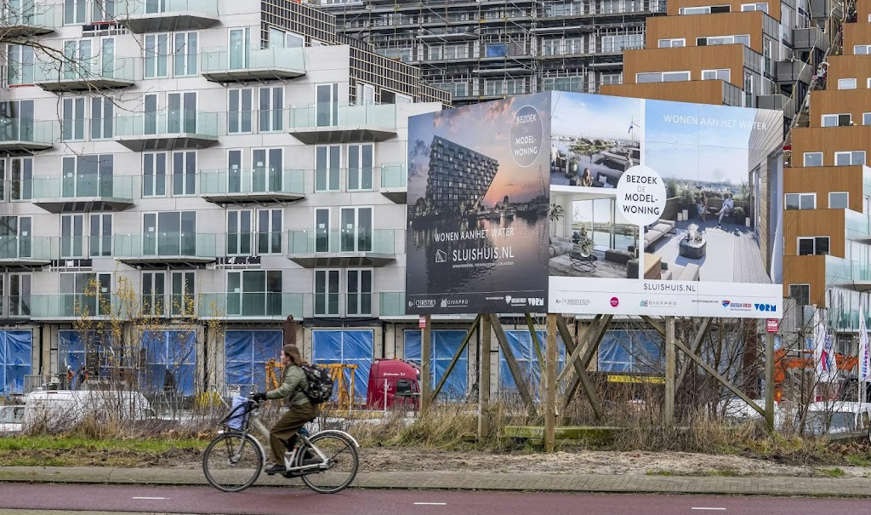 بناء عدد كبير من المنازل في هولندا